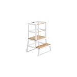 Tour d'apprentissage en bois naturel 93x56x49cm pour enfant