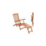 Transat de jardin queen mary 120x54x95cm en bois Transat de jardin queen mary 120x54x95cm en bois