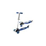 Trottinette 3 roues kickboard - pliable - roulements abec 5 - bleu