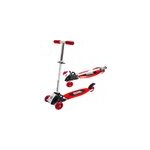 Trottinette 3 roues kickboard - pliable - roulements abec 5 - rouge