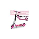Trottinette pliable design  ; girl power ;  ; roues xxl avec sangle incluse ;