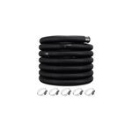 Tuyau de piscine flexible noir �32mm x 14m