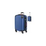Valise rigide bleu m 33, 5x20x50cm bagage avec cadenas Valise rigide bleu m 33, 5x20x50cm bagage avec cadenas