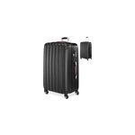 Valise rigide xl noir 90l avec cadenas et roulettes Valise rigide xl noir 90l avec cadenas et roulettes