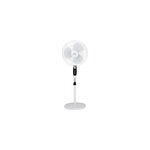 Ventilateur sur pied 3 vitesses oscillant 90� inclinaison 20� - minuterie - air