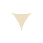 Voile d'ombrage pehd triangulaire 3x3x3m cr�me