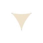 Voile d'ombrage triangulaire 4x4x4m cr�me