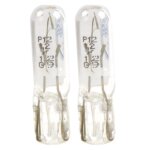 2 lampes vision w1, 2w 12v 1, 2w philips