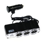 Aerzetix: multiprise double pour allume - cigare auto utilitaire 12v avec prise usb 5v