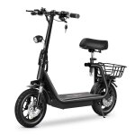 Bogist m5 pro trottinette electrique pliante pneu pneumatique 12. 5 * 2. 25 pouces moteur 500w batterie ...