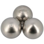 Boules de ptanque obut loisir inox lisse 73 mtal 31054 - uni