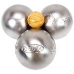 Boules de ptanque obut loisir inox salamandre 73 gris 10609