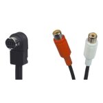 Cable adaptateur aux pour mp3 pour jvc et alpine