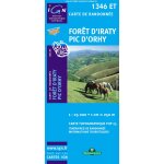 Carte top 25 - 1346et foret d'iraty / pic d'orhy Carte top 25 - 1346et foret d'iraty / pic d'orhy