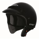 Casque jet rc helmets pour deux roues rc helmets taille l 59 - 60cm / street noir neuf en destockage
