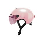 Casque vlo cosmo connected fusion + rose brillant metallise