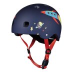 Casque vlo et trottinette rocket boucle magntique lumire led intgre taille s