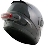 Cosmo connected feu additionnel pour casque moto adhesif usb - noir brillant