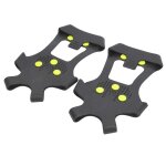 Crampons de traction sur neige glacée, crampons à glace légers en thermoplastique professionnels, 10 ... Crampons de traction sur neige glacée, crampons à glace légers en thermoplastique professionnels, 10 ...