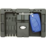 Etau chasse goupille compatible avec intervention sur coques de cle