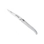 Le fidèle 2831 couteau laguiole 12 cm plein manche aluminium satiné Le fidèle 2831 couteau laguiole 12 cm plein manche aluminium satiné