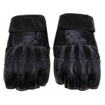 Gants de boxe cuir pu gloves fitness gym antichoc demi - doigts gants de protection pour boxe, coups ... Gants de boxe cuir pu gloves fitness gym antichoc demi - doigts gants de protection pour boxe, coups ...