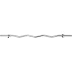 Gorilla sports - barre curl sz chrome avec stop disques - 120cm