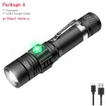 A l2 - 20000 lumen pocketman - lampes de poche led rechargeables par usb, torche de vlo, lampe de poche ...