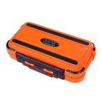 Leurre de peche 24 compartiments couche double boite de peche en plastique boite de peche orange