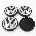 Lots de 4 caches moyeux - centres de roues - cabochons - volkswagen - 65mm Lots de 4 caches moyeux - centres de roues - cabochons - volkswagen - 65mm