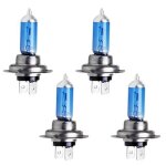 Lot de 4 h7 ampoule lampe halogne 55w 12v pour voiture