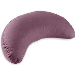 Lotuscrafts zafu coussin de mditation demi lune shanti - rembourrage d'peautre - housse en coton lavable ...