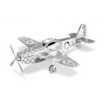 Metalearth aviation: mustang p - 51 8. 92x9. 41x2. 97cm. maquette 3d en métal avec 1 feuille. sur carte ... Metalearth aviation: mustang p - 51 8. 92x9. 41x2. 97cm. maquette 3d en métal avec 1 feuille. sur carte ...