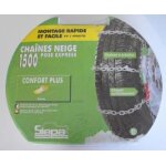 Paire de chaines neige siepa top chrono 1500 n8 e (ref : a015 280) - (voir dimension)