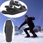 Une paire de chaussures de ski de plein air pour mini - planche de skitaille one size black