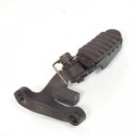 Platine repose pied pilote droit origine pour moto hartford 125 vsx 2000 a 2003