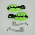 Prot�ge main semi int�graux pour moto enduro cross tt vert / noir occasion