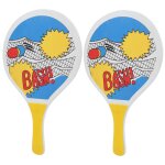 Raquettes de tennis de plage en bois pour interieur et exterieur, jeu de balle, equipement de sport