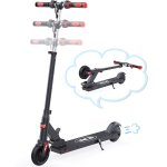 Rcb trottinette electrique pliable scooter réglable léger moteur 150w 5. 5 pouces pour enfant noir Rcb trottinette electrique pliable scooter réglable léger moteur 150w 5. 5 pouces pour enfant noir
