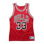 Reconditionné - maillot champion chicago bulls nba pippen - taille m - homme - rouge Reconditionné - maillot champion chicago bulls nba pippen - taille m - homme - rouge