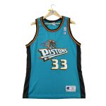 Reconditionn� - maillot homme nba d�troit pistons g. hill - taille l - homme - turquoise