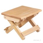 Repose - pieds en bois pliable petit sige pour pche en plein air pique - nique camping plage