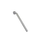 Tige de selle vtt newton mono alu argent diam 25, 4 l350mm