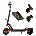 Trottinette electrique pliable joyor t10 - deux moteurs 1000 w, batterie 60 v 18 ah, autonomie 75 km, ...