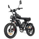 Vlo electrique tout - terrain ridstar q20 pro gros pneus 20 * 4, 0 pouces 2 * 1000w moteur 52v 20ah ...