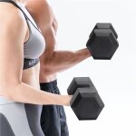 Yaheetech lot de 2 haltères courts 2x7, 5kg kit haltères musculation fitness pour homme et femme en fer ... Yaheetech lot de 2 haltères courts 2x7, 5kg kit haltères musculation fitness pour homme et femme en fer ...