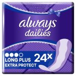 Always protège - slips always dailies extra protect long plus protège - slips x24 Always protège - slips always dailies extra protect long plus protège - slips x24