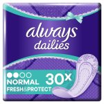 Always protège - slips always dailies fresh&protect normal protège - slips normal x30 Always protège - slips always dailies fresh&protect normal protège - slips normal x30