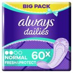 Always protège - slips always dailies fresh&protect normal protège - slips x60 Always protège - slips always dailies fresh&protect normal protège - slips x60