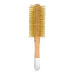 Bachca - brosse en bois ronde 100% sanglier brosses en bois 1 pieces unisex